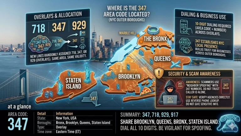 347 area code