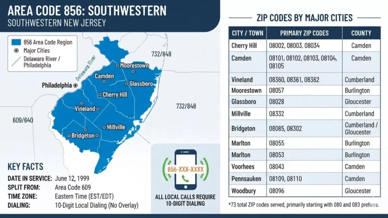 856 area code