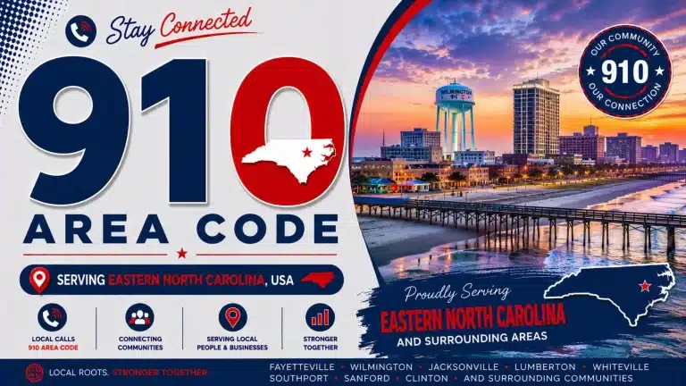 910 area code