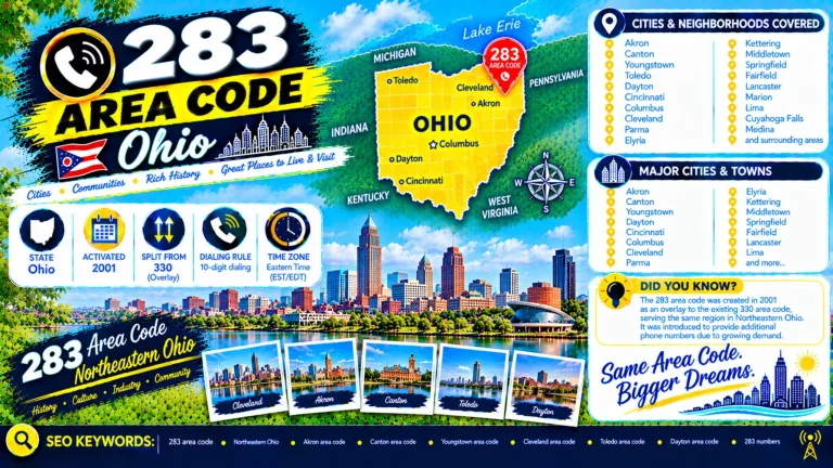 Area code 283