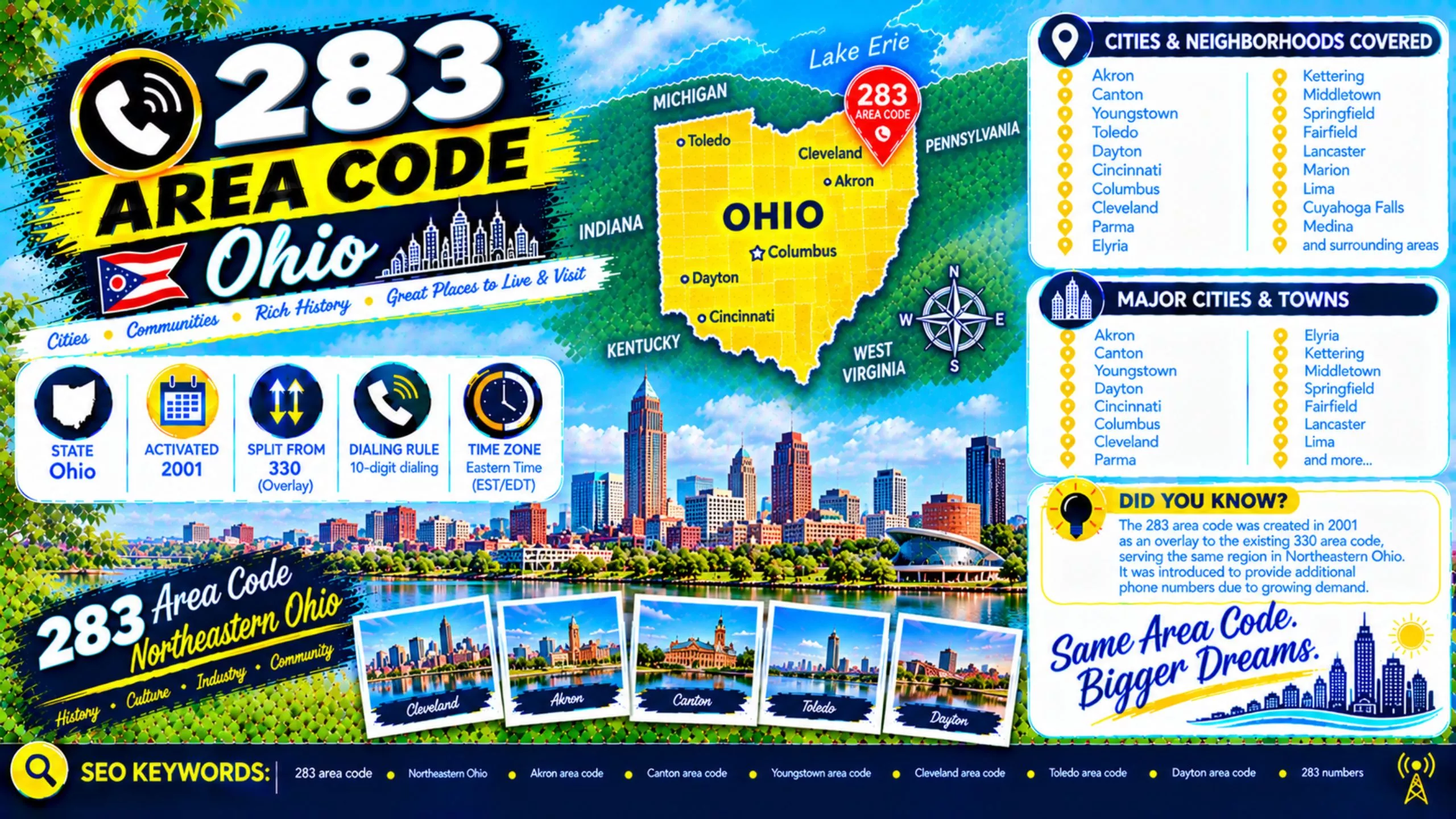 Area code 283