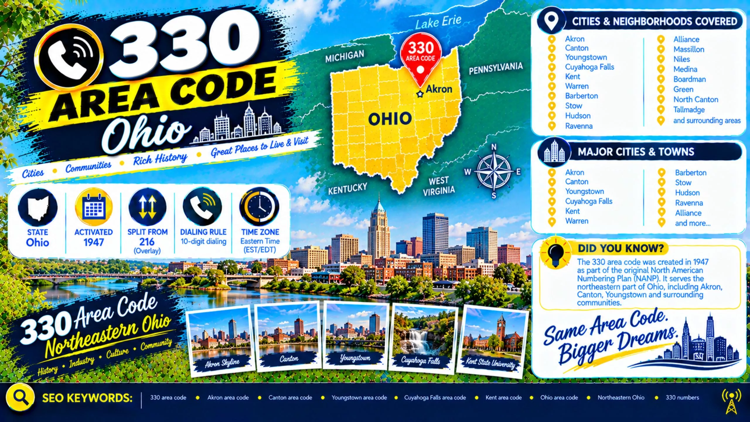 Area code 330