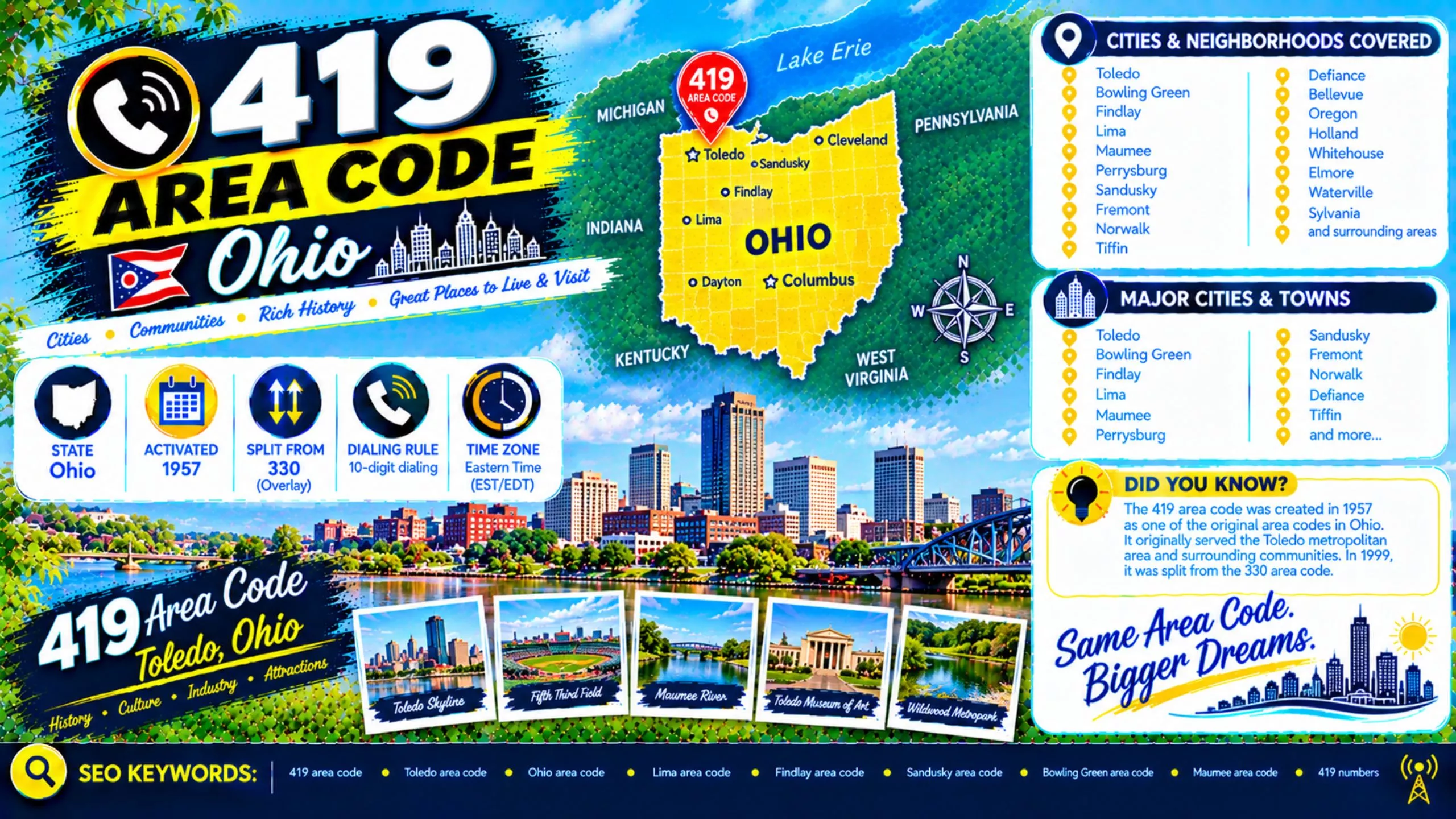 Area code 419