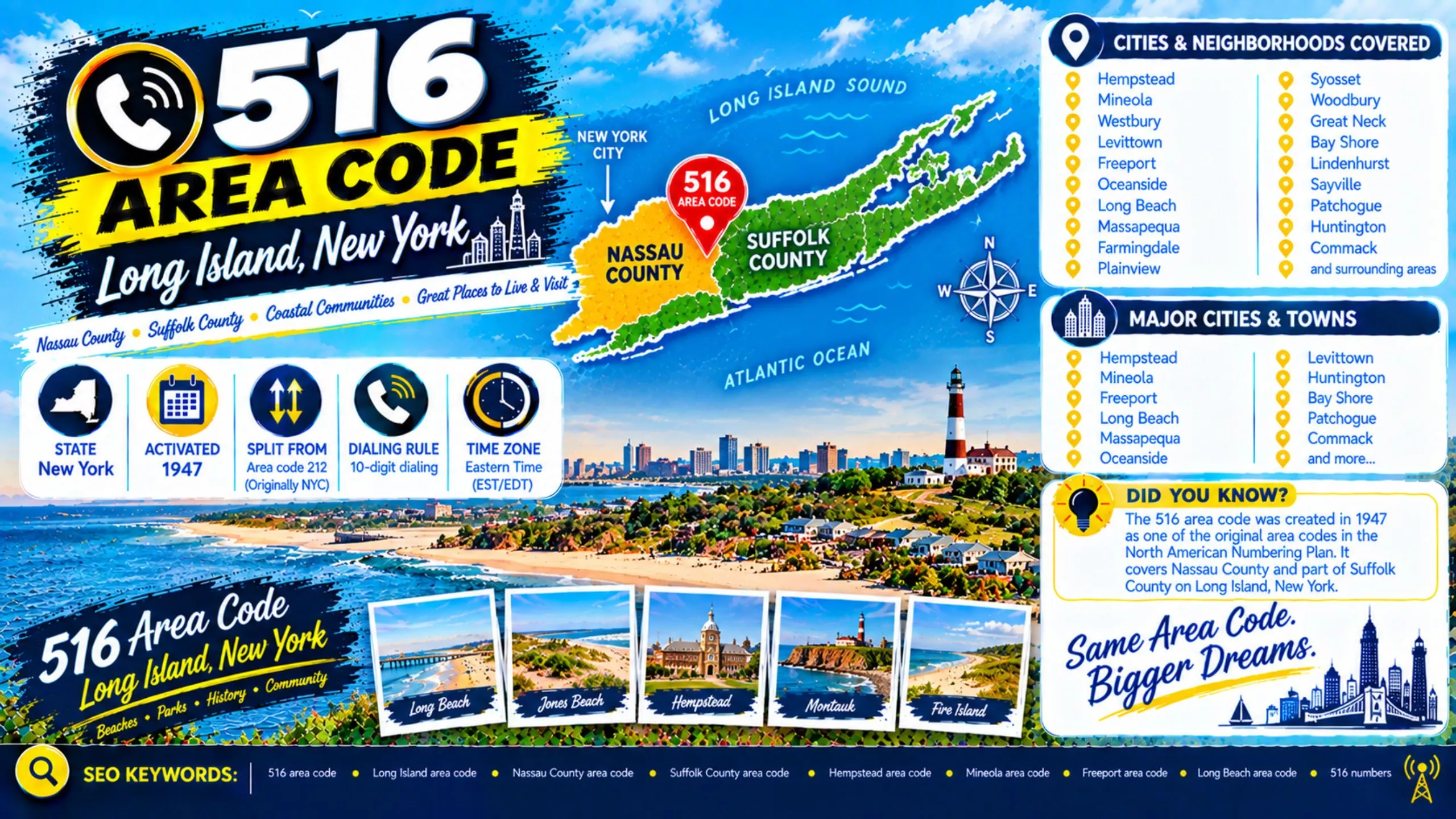 Area code 516