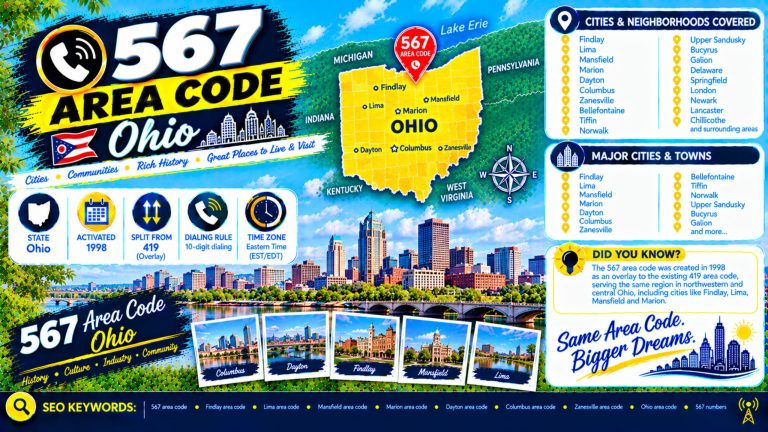 Area code 567