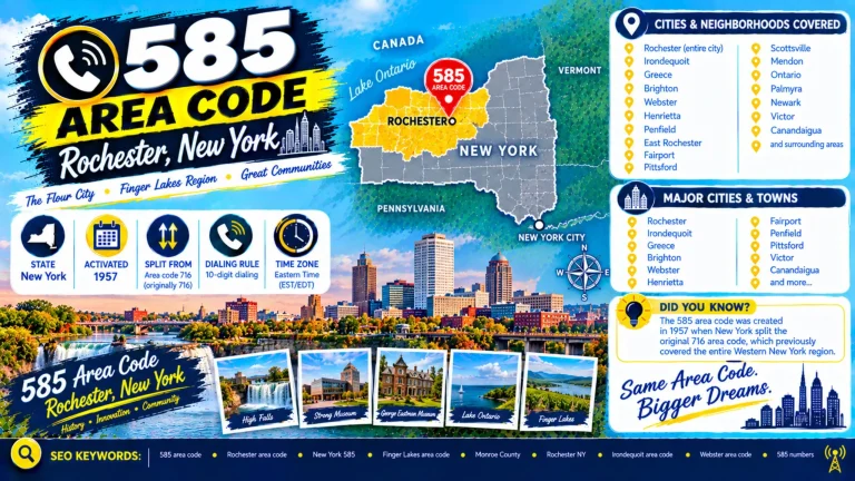Area code 585
