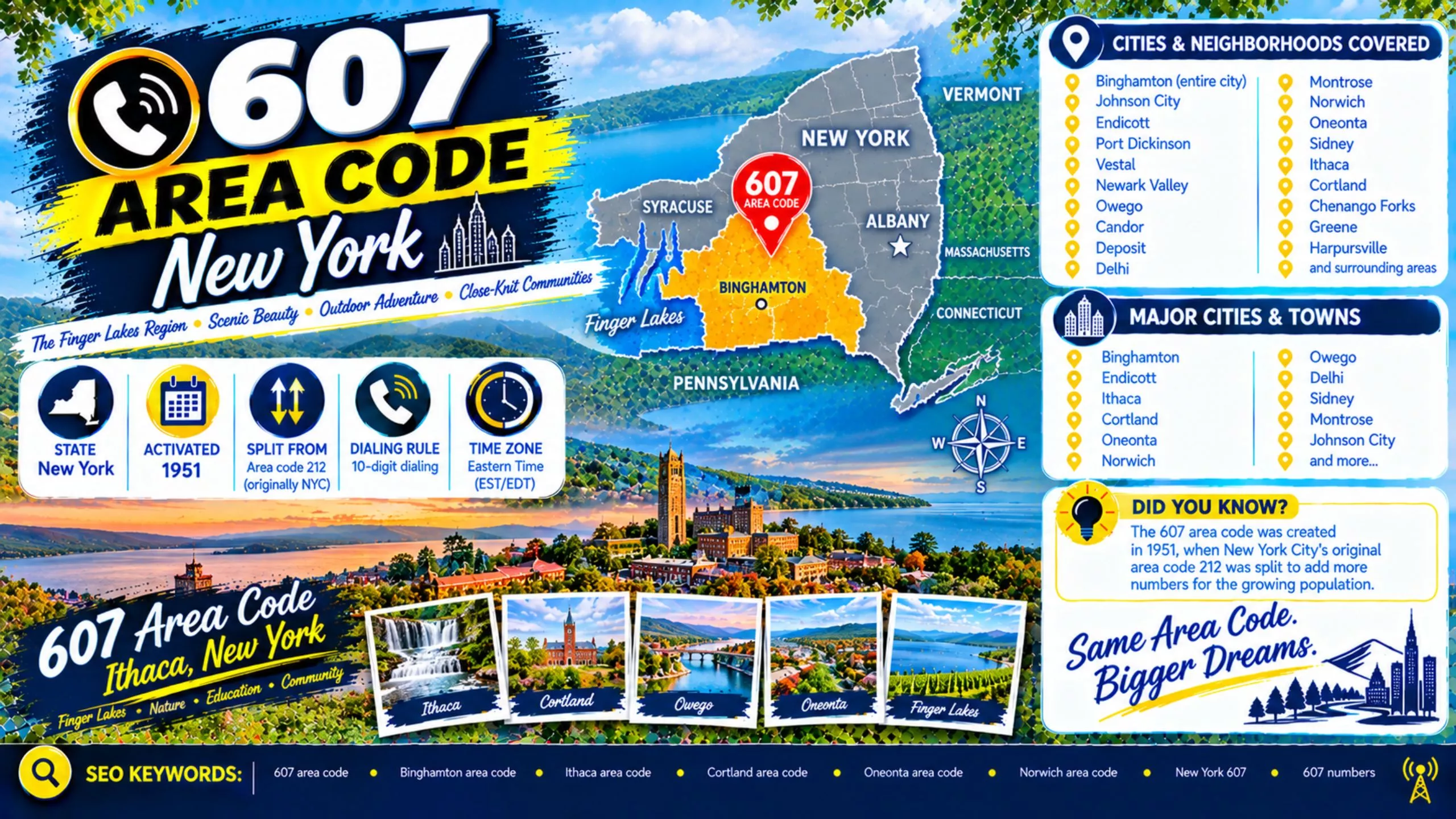 Area code 607