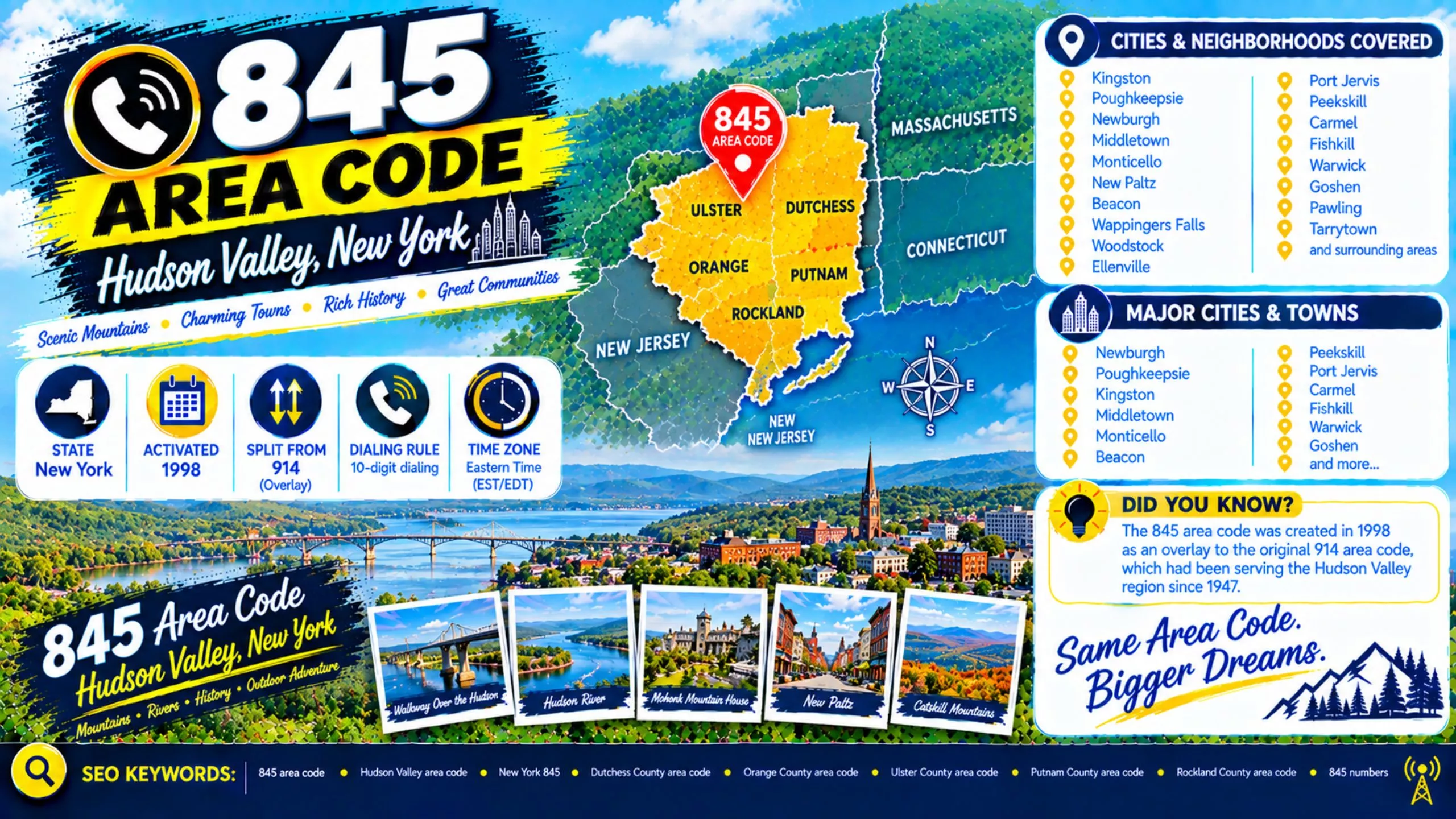 Area code 845