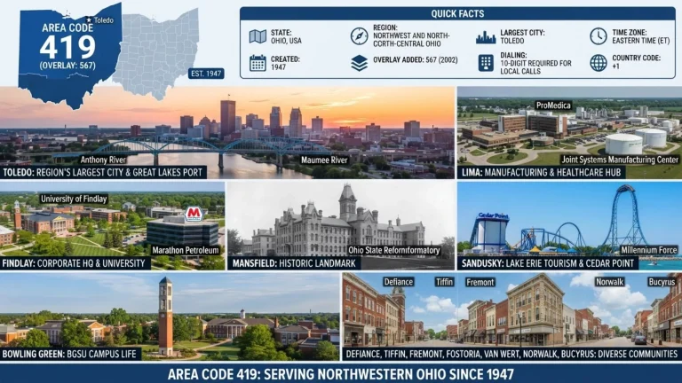 419 area code