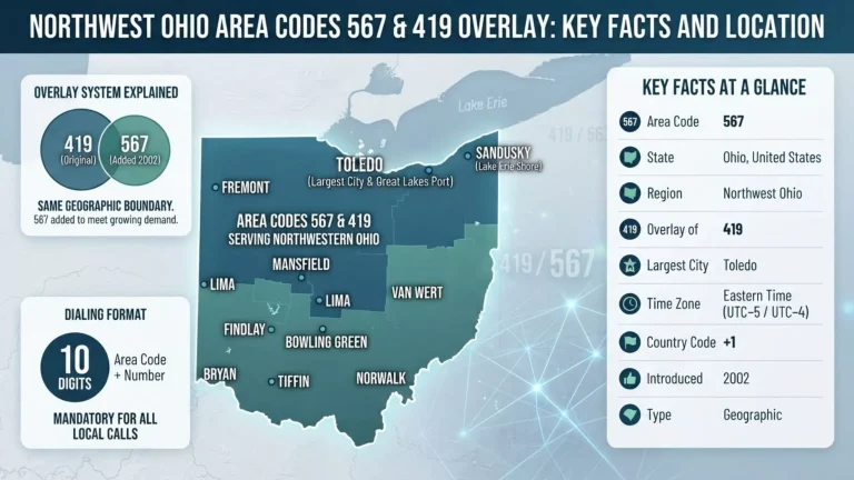 567 area code